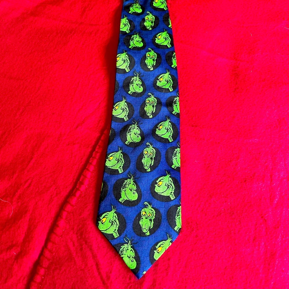 Vintage Dr. Seuss The Grinch Tie